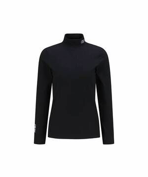 NEW ATELIER women's winter essential base layer top in black